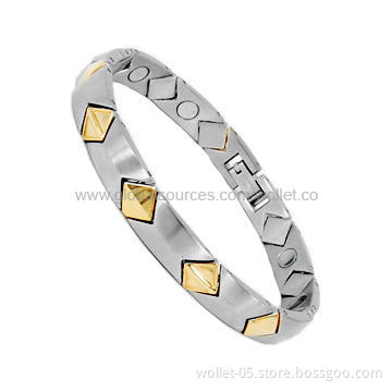 High-quality Stainless Steel Bracelets, High Polishing, Ideal as Fashionable Accessory and Jewelry